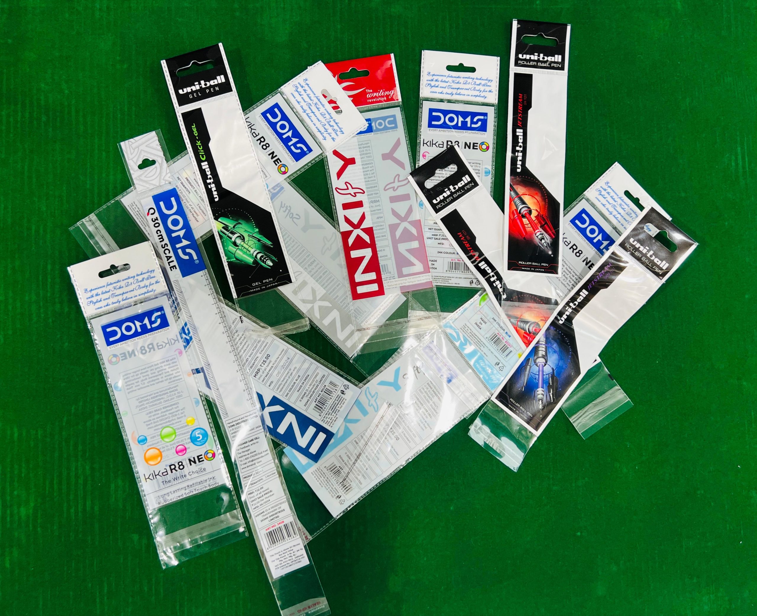 Custom Flexible Packaging Pouches for Stationery Items